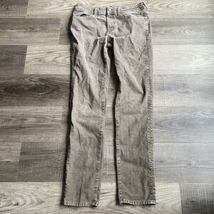 American Eagle Pants Mens 32x34 Brown Flex Corduroy Next Level Skinny Grunge